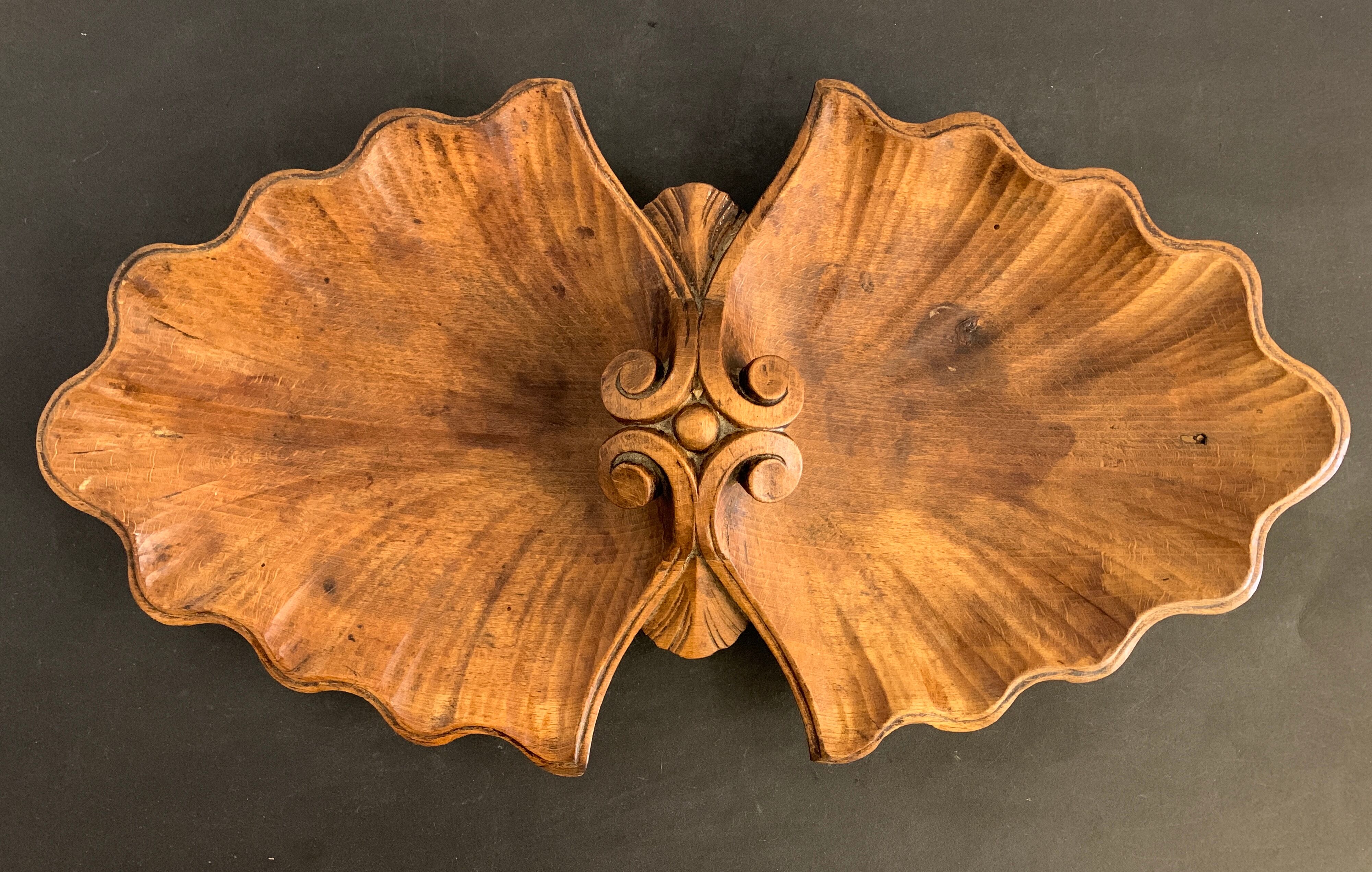 Coupe à fruits ou centre de table en bois