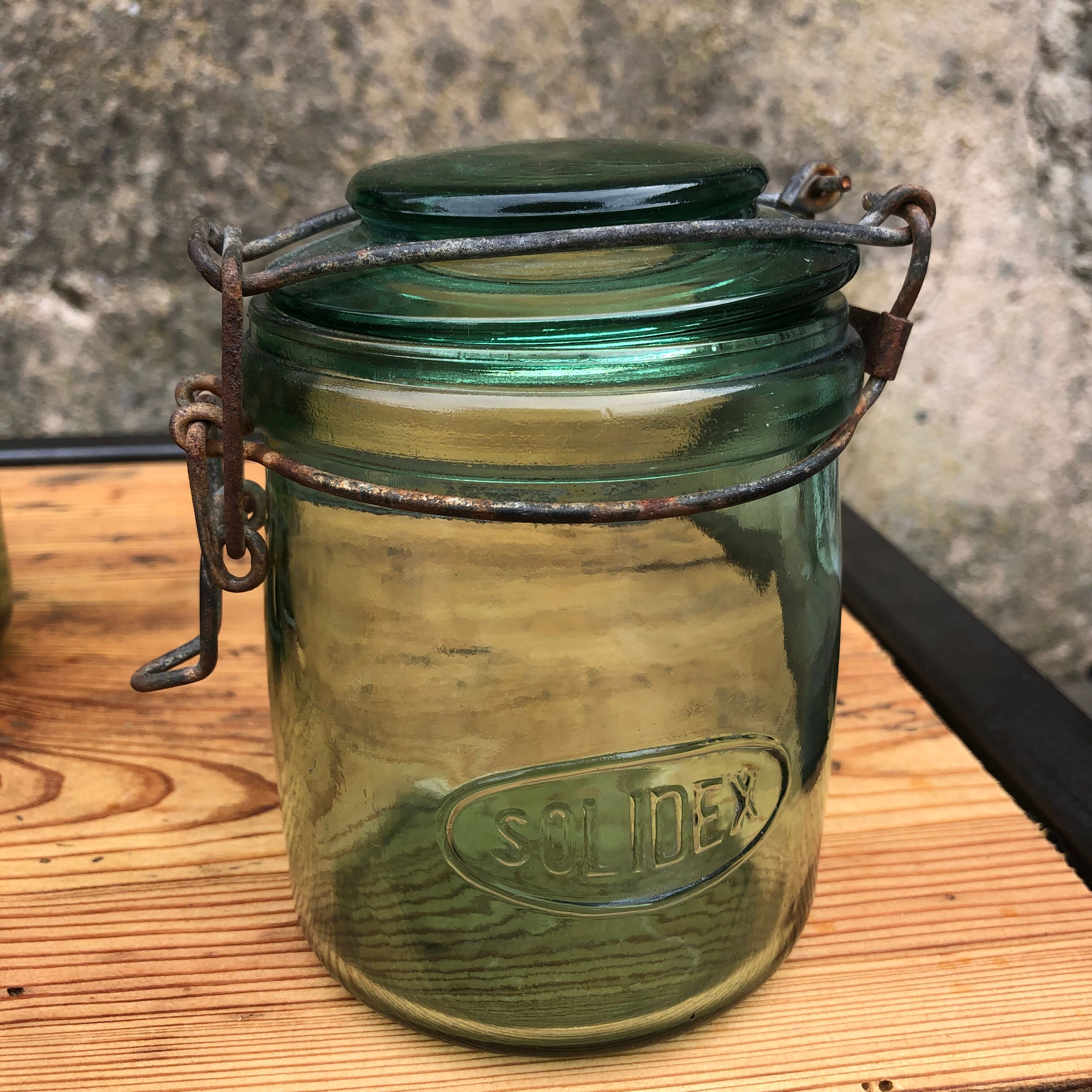 Lot 7 bocaux de conserve anciens