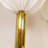 Pair of mid-century brass table lamps by Kosta Elarmatur, Sweden, 1960s.