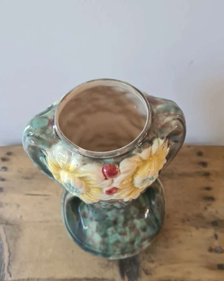 Art Nouveau slurry vase