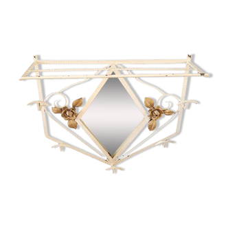 Entrance hall - Wall-mounted coat rack with mirror