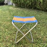 Colorful folding camping stool 70s