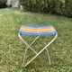 Colorful folding camping stool 70s