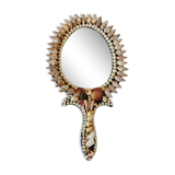 Mirror facing hand or hanging vintage shells