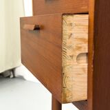 Danish teak desk with drawers, 1960s