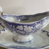 Purple Sarreguemines sauceboat Jardinière model staples