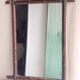 Ancient rattan mirror "78 x 54.5 cms"