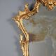 Antique baroque-style wooden mirror Italy 20th century
