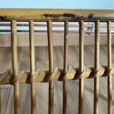 Rattan magazine rack