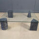 Vintage Italian marble coffee table, 1970s