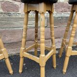 Set of 4 Bar Stools for Restaurant, Pub, Tavern