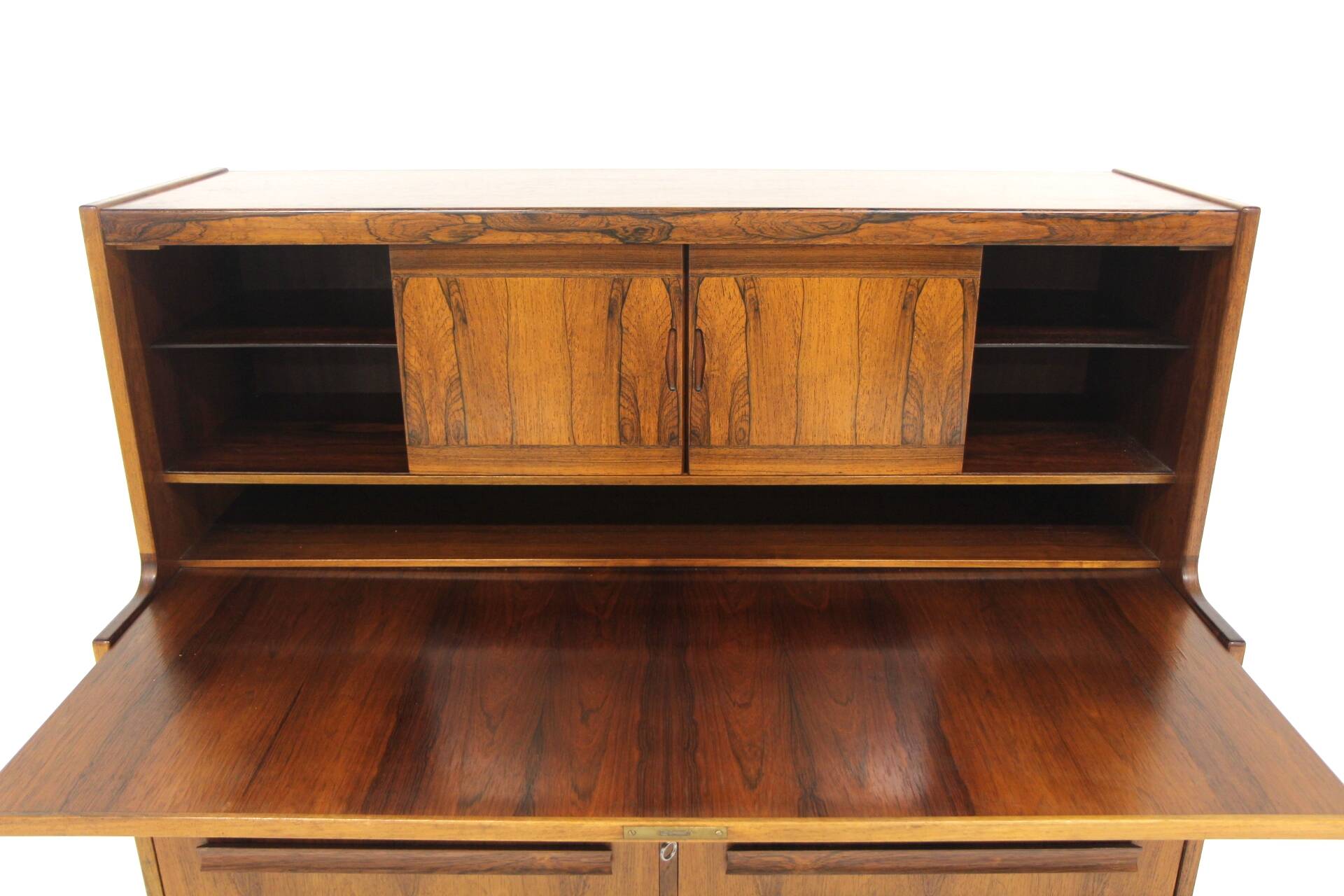 Rosewood secretary desk, Sigfrid Omann, Denmark, 1960