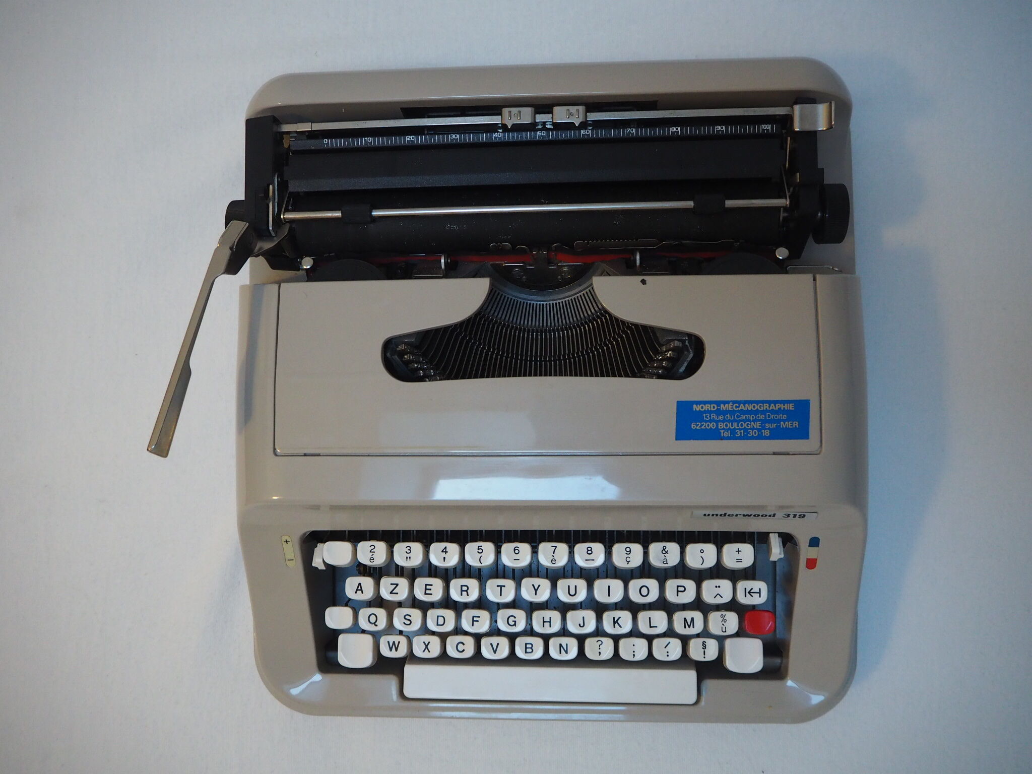 Typewriter Underwood 319 with inkpad nine