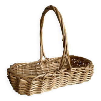 Petit panier osier beige