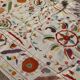 Multicoloured white kilim rug – 238 x 159 cm