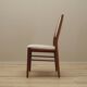 Ensemble de six chaises en acajou, design danois, années 1970, édition : Skovby Møbelfabrik