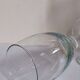 Six XXL blown glass stemmed glasses