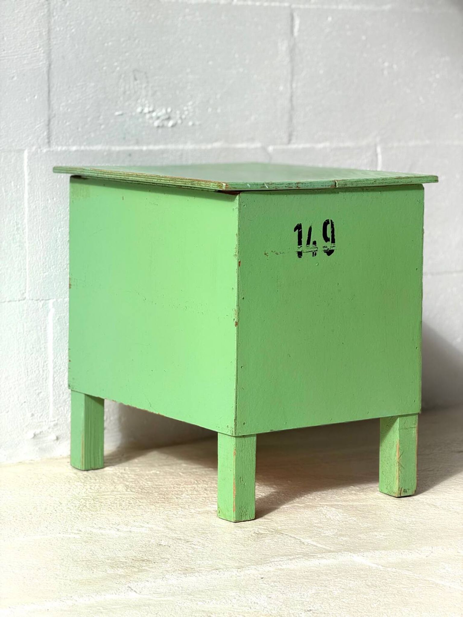 Table industrielle vintage, années 1960