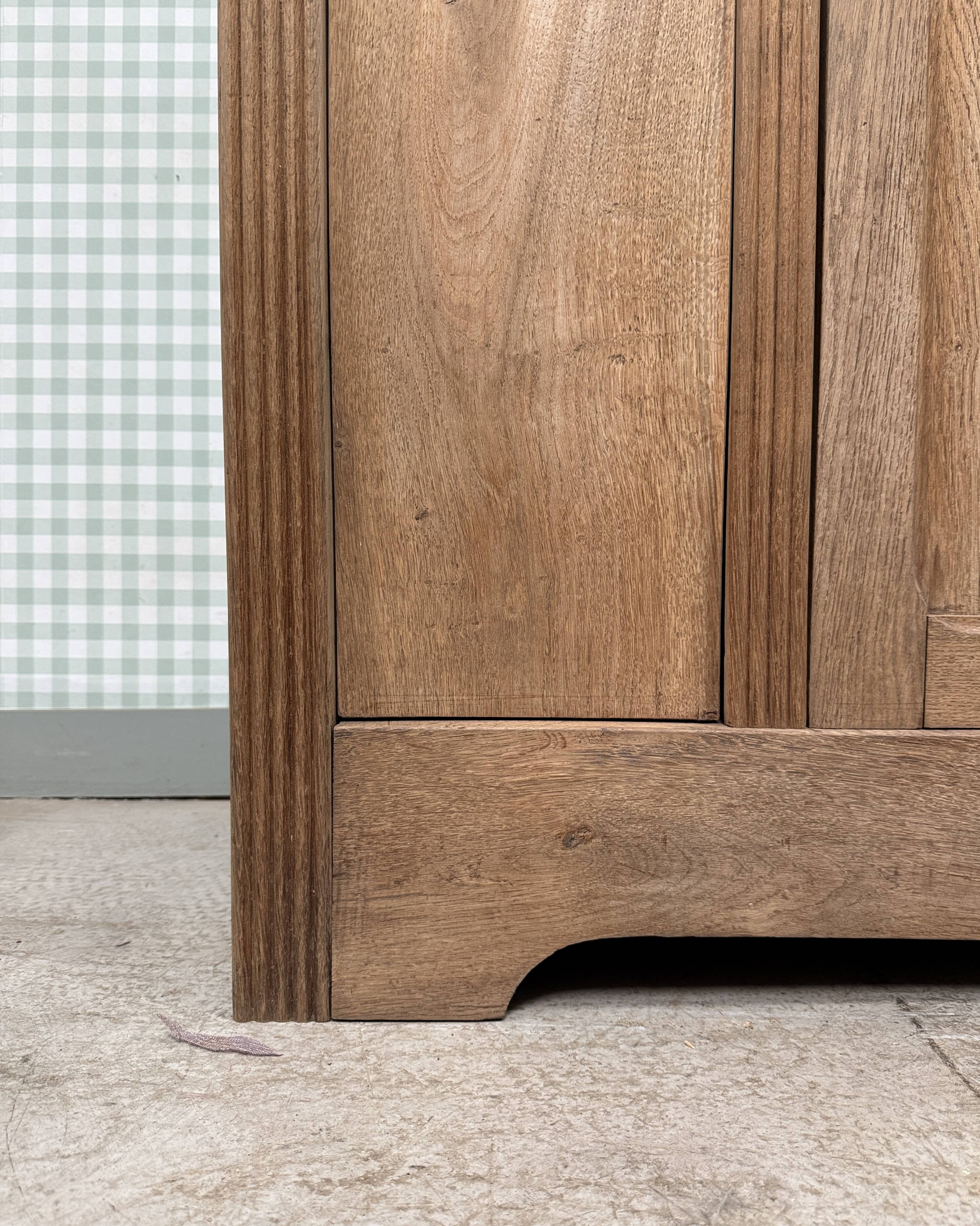 Art Deco oak wardrobe (renovated)