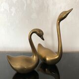 Brass swans