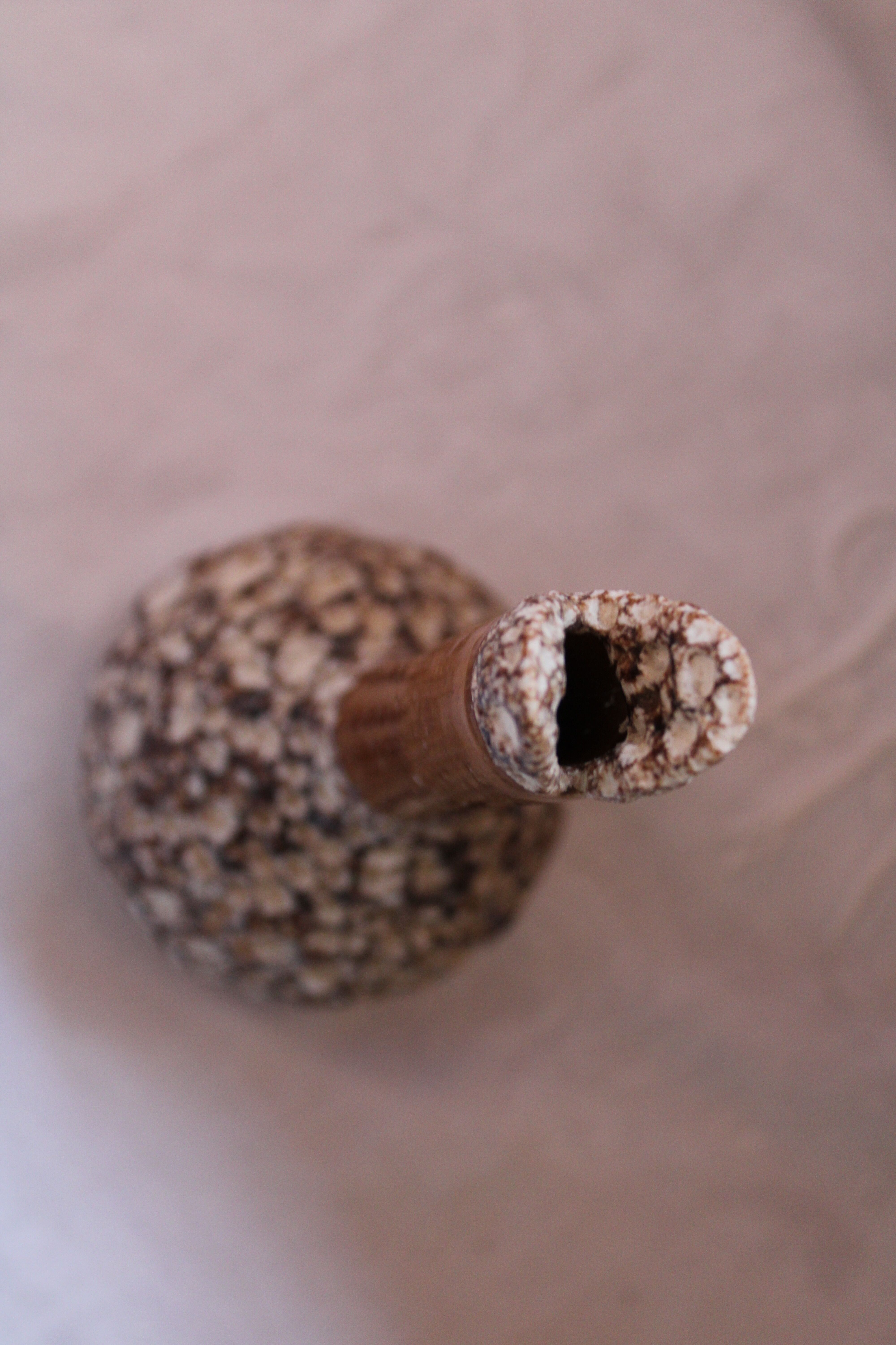 Vase soliflore Fat Lava vintage sea foam