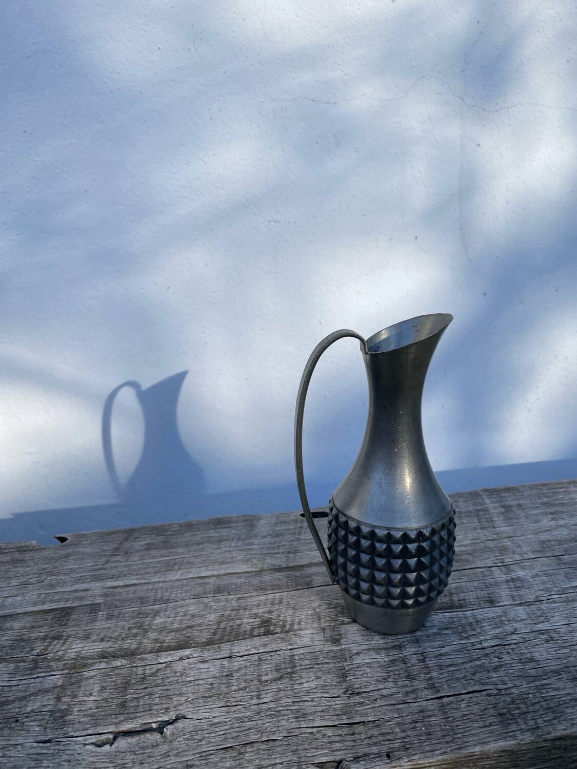 Small pewter vase signed Pewter Mastad Norway