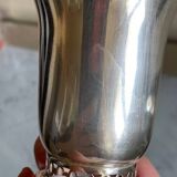 Silver-plated egg cup and tumbler set