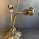 Large signed Art Nouveau style bronze sculpture lamp