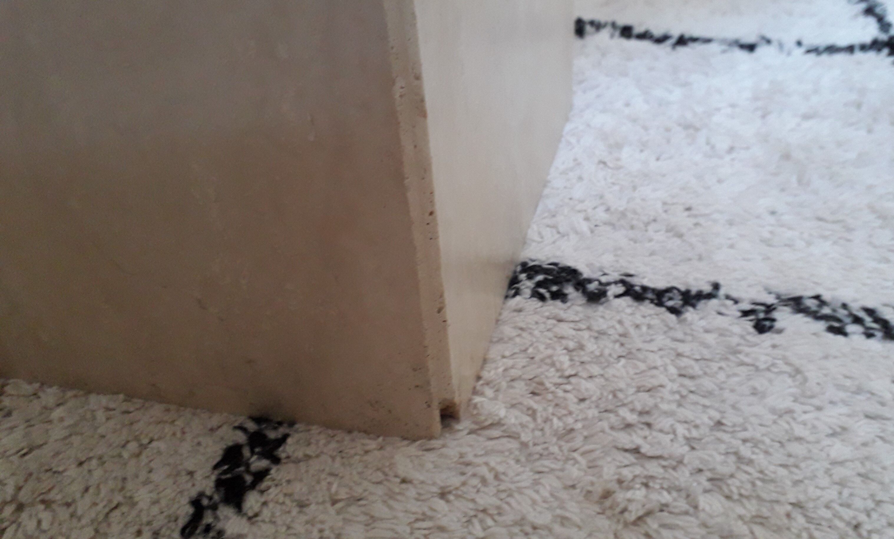 Low table in travertine