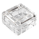 Vintage RCR Crystal Jewelry Box / Italian Glass Trinket Box / Italy / 1970s
