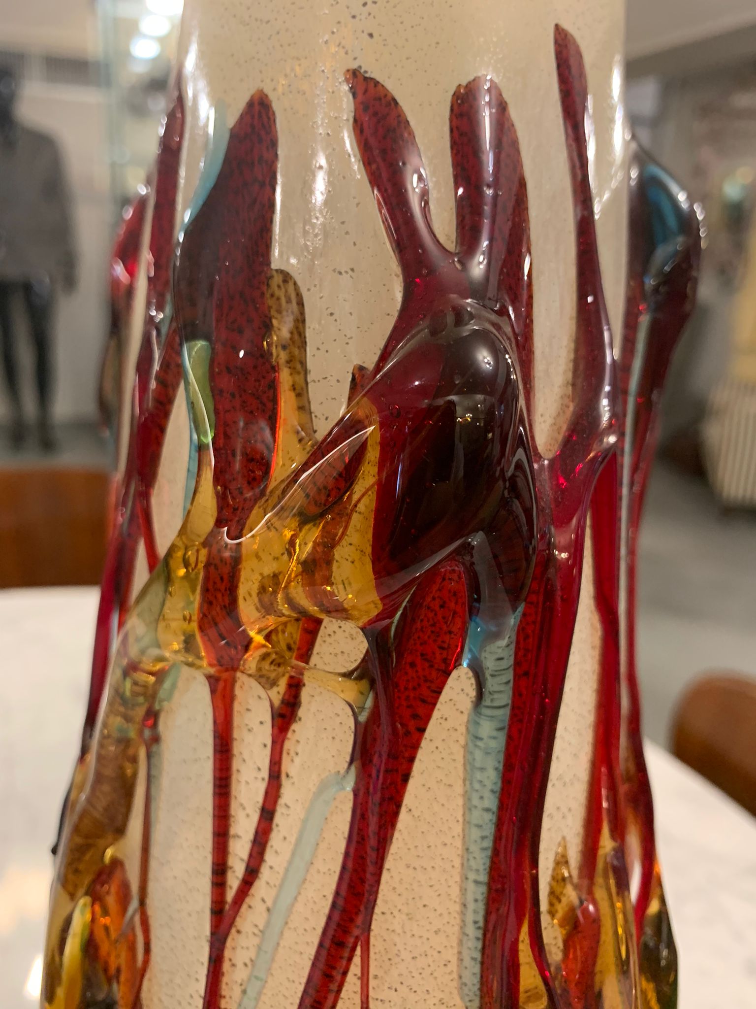 Murano glass sculpture vase Sergio Costantini