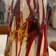 Vase sculpture en verre de Murano Sergio Costantini