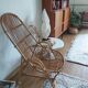 Vintage rattan armchair