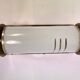 XL chrome design Bauhaus wall and glass lamp 1930s - Czechoslovakia
