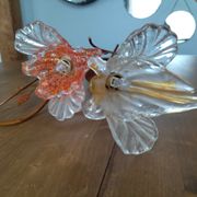Applique italienne IDL en forme d'Iris en verre soufflé