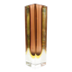 Sommerso mid-century modern vase, glass, designed by F. Poli, Italy, 1950s