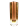 Sommerso mid-century modern vase, glass, designed by F. Poli, Italy, 1950s