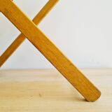 Wooden folding stool - Antique plant stand