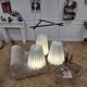 Scandinavian three-light suspension