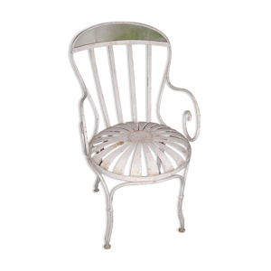 Fauteuil de jardin fer forgé à