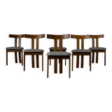 Chaises de salle à manger à dossier en T - Europe des années 1960