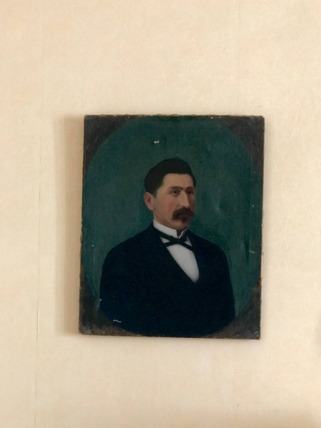 Portrait of a man, oil on canvas