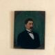 Portrait homme huile sur toile