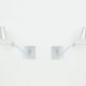 Paire d’appliques ajustables Maison Charles acier brossé vers 1960