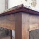 Table de ferme en noyer