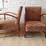 English armchair couple art deco