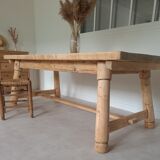 Brutalist farmhouse table