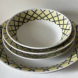 8 soup plates - Faience Badonviller