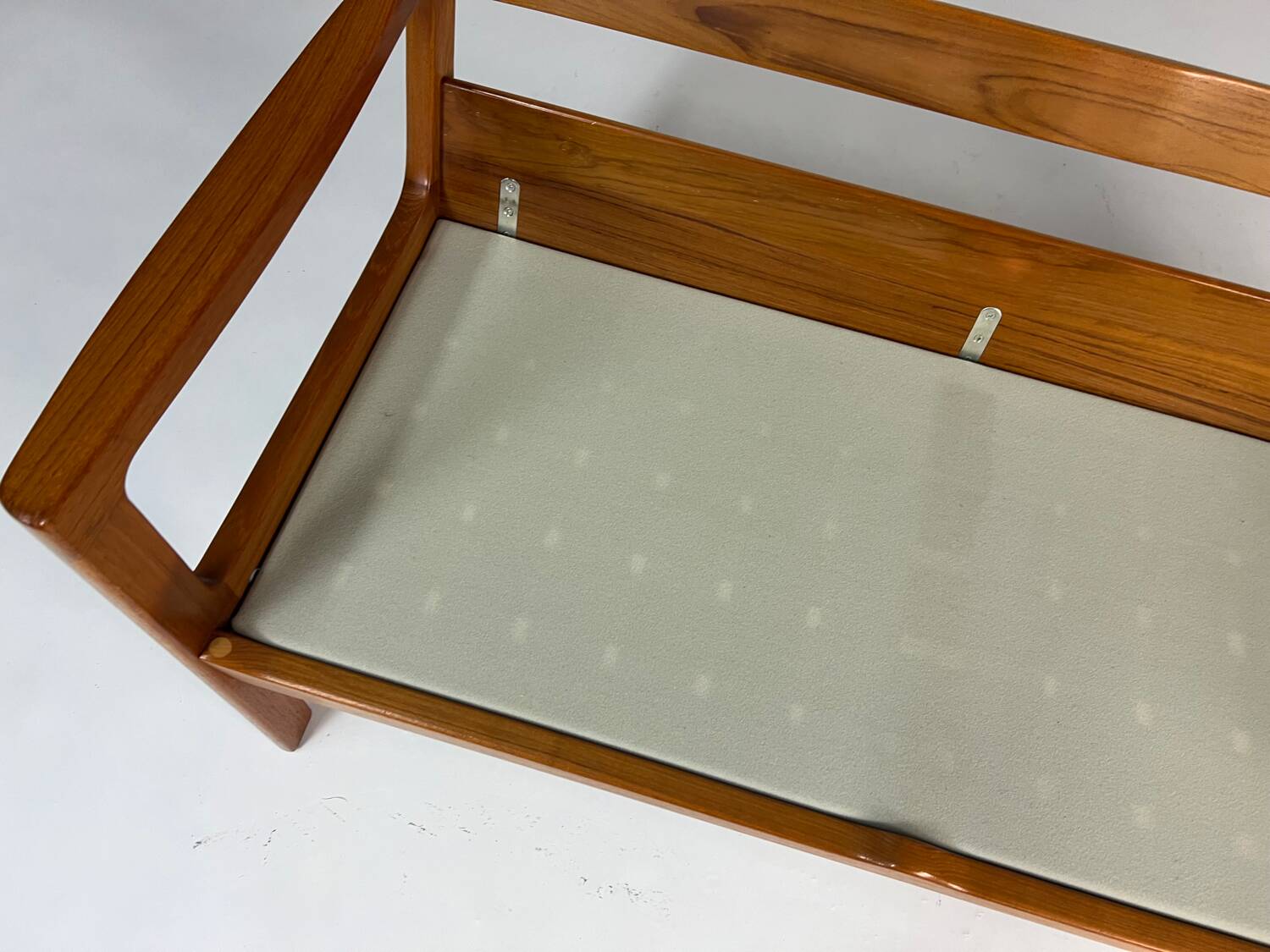 Danish teak 2-seater sofa couch Ole Wanscher vintage mid-century