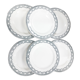 6 plates " iron earth " Salins n garland Louis XVI